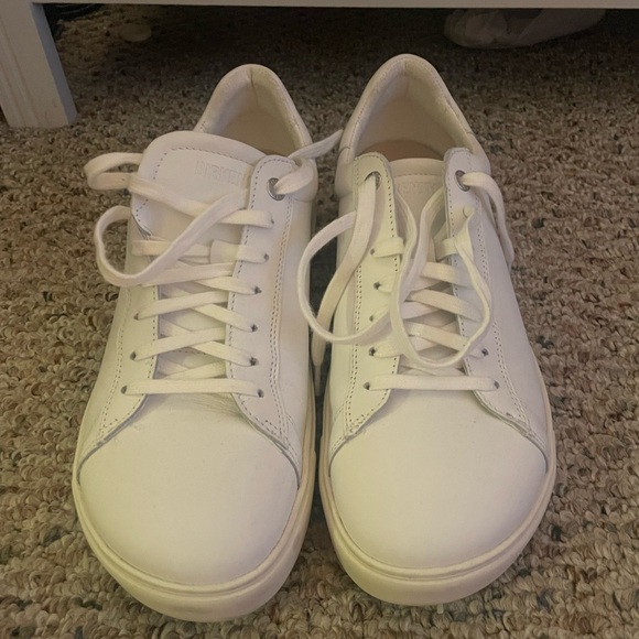Birkenstock Bend White Leather Sneakers Size 10/41 - Picture 5 of 10